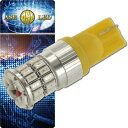 36W T10/T16 LEDバルブ アンバー1個 爆光ポジション球 T10/T16 LEDバルブ 明るいポジション球 T10/T16 LED ウェッジ球 高輝...