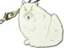 ペルシャ白 愛猫ストラップ金属チャーム Ad117