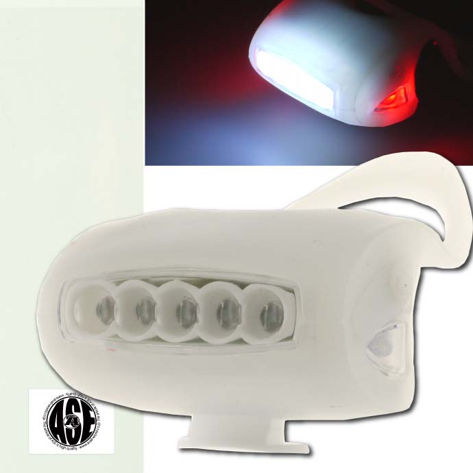 自転車5LEDヘッドライト3種の点灯パターン自転車LEDライト白1個 夜間も安全自転車 LED ライト 明るい自転車LEDライト as20020通販格安セール情報 楽天 通販