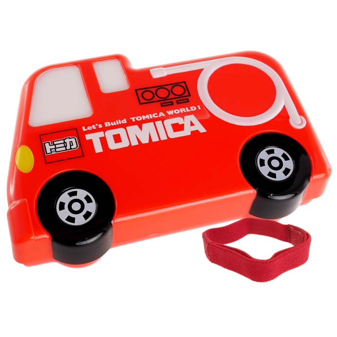 トミカ 消防車 ダイカットランチボックス お弁当箱 LBD2 キャラクターグッズ トミカ TOMICA ランチボックス カワイイ弁当箱 Sk459