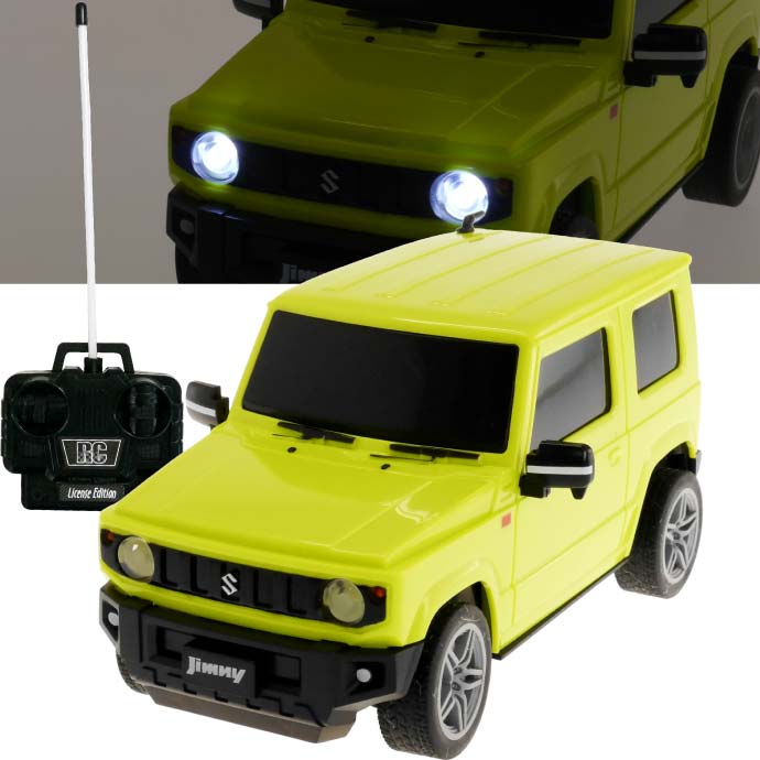 SUZUKI jimny ジムニー 黄 ラジコンカー 実車と同形状 細部に至るまで全てリアル ラジコン Ah070