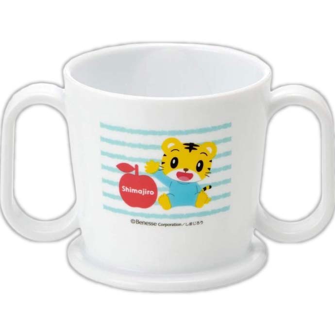 しまじろう ボーダー 赤ちゃん用飲み方練習 コップ KTR1 キャラクターグッズ 飲みやすい飲み口 トレーニングマグコップ Sk764のサムネイル