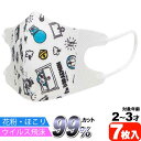 I'm ドラえもん 子供立体マスクS 7枚入 三層構造マスク 非医療用 MSKB1N キャラクターグッズ 花粉 ホコリ ウイルス 飛沫防止対策に Sk806