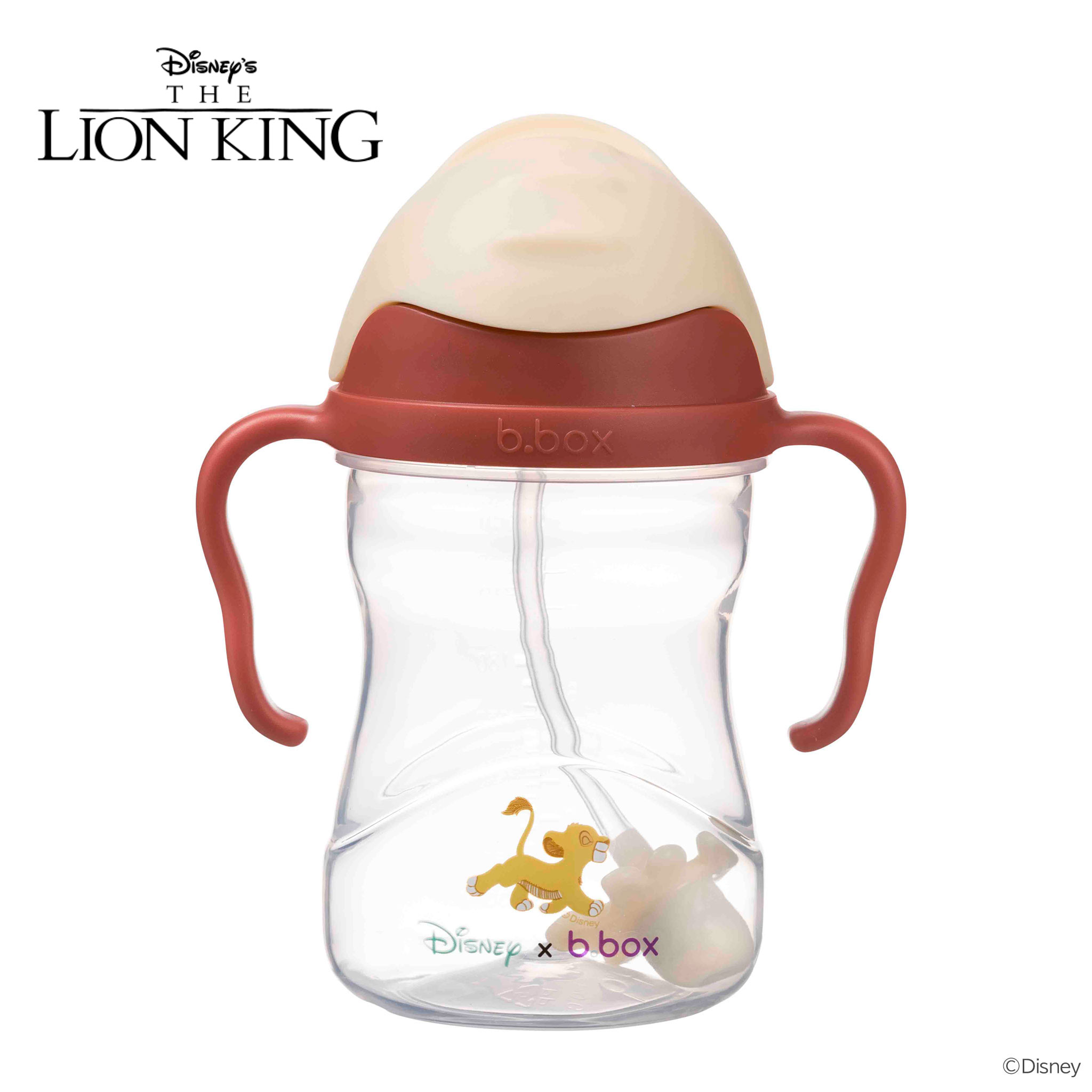 数量限定送料無料 【ビーボックス】シッピーカップb.box Disney ストローマグLion King ライオンキング シンバ SimbaSippy cup Simba Lion King【NEW2022dec】