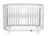 BOORI ブーリ ベビーベッド 添い寝ベッド キッズベッド 学習机 4in1楕円形ベッド　オアシス