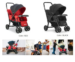 レインカバープレゼント♪ジュービー カブース TOO グラファイト☆二人乗りベビーカーJoovy JOOVY Caboose TOO Graphite【安心のJOOVY正規販売店は当店だけです。】【2022Dec】