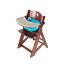 【Price Down!!】キーカルー 木製ハイチェア（マホガニー/アクア）keekaroo High Chair set【kekaroo-hi004MA】【新商品続々入荷中♪】【RCP】　upup7 apap8 fs04gm