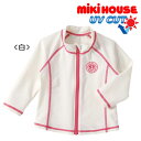 楽天あずはーと楽天市場店【Big Price Down!!Sale】 【MIKIHOUSE】ミキハウスイカリマーク☆スポーティガールズラッシュガード100cm・110cm【新商品続々入荷中♪】【RCP】【NEW201505】