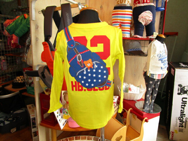 【PRICE DOWN!!】【MIKIHOUSE HOTBISCUITS】【ミキハウス（ホットビスケッツ）】ボディーバッグプリント長袖Tシャツ(80cm,90cm)MIKIHOUSE【新商品続々入荷中】【RCP】upup7 apap8 fs04gm 3