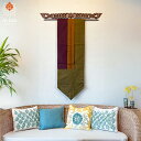 タペストリー エンディック生地28 【 アジアン バリ 布 壁掛け 壁飾り テーブルランナー テーブルセンター アジア布 北欧 インテリア おしゃれ 和風 モダン 大きい 縦長 バリ雑貨 アジアン雑貨 】