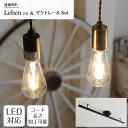 ペンダントライト Leben レーベン 2台&ダクトレールセット GLF-3480 後藤照明 | 照明器具 照明 天井照明 ライト ダクトレール用 E26 LED LED照明 1灯 多灯 エジソン電球 裸電球 ダイニング キッチン おしゃれ 北欧 アンティーク レトロ