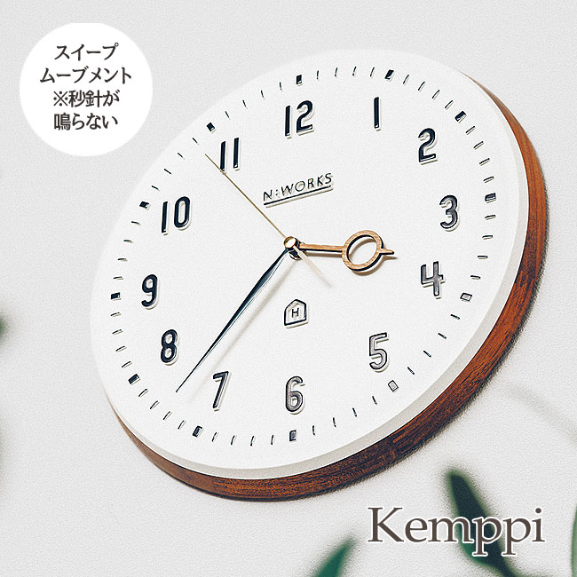 【最大1111円OFF】 壁掛け時計 Kemppi 