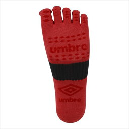 [umbro]アンブロFG5 フィンガーミドルソックス(UAS8622)(MRED)Mレッド×ブラック×ホワイト