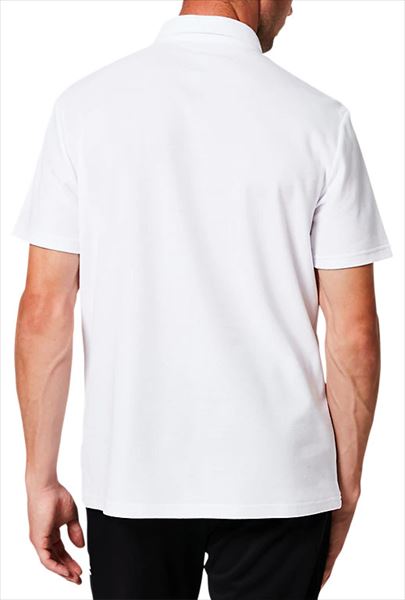 [asics]アシックストレーニングウェアポロシャツ(2031A652)(100)ブリリアントホワイト