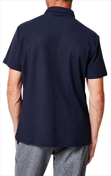 [asics]アシックストレーニングウェアポロシャツ(2031A652)(400)ピーコート