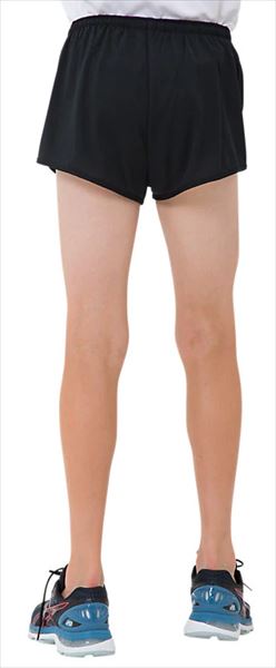 【1枚までメール便可】[asics]アシックスジュニア陸上ウェアJr.ランニングパンツ(2094A002)(001)ブラック