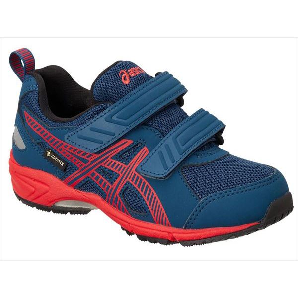 [asics]アシックスキッズシューズTR.RUNNERMINI G-TX 2(1144A041)(400)ダークネイビー×フラッシュレッド