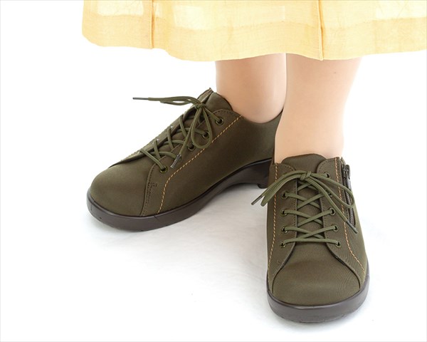 [ASAHI]アサヒレディーススニーカートップドライTDY3990(AF39906)オリーブ