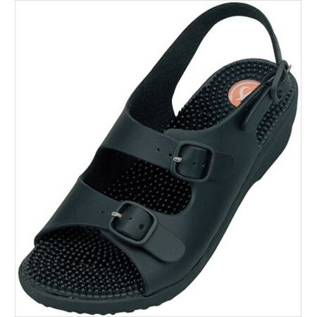 [pure walker]ピュアウォーカーレディースオフィスサンダル(PW7608)(9)ブラック