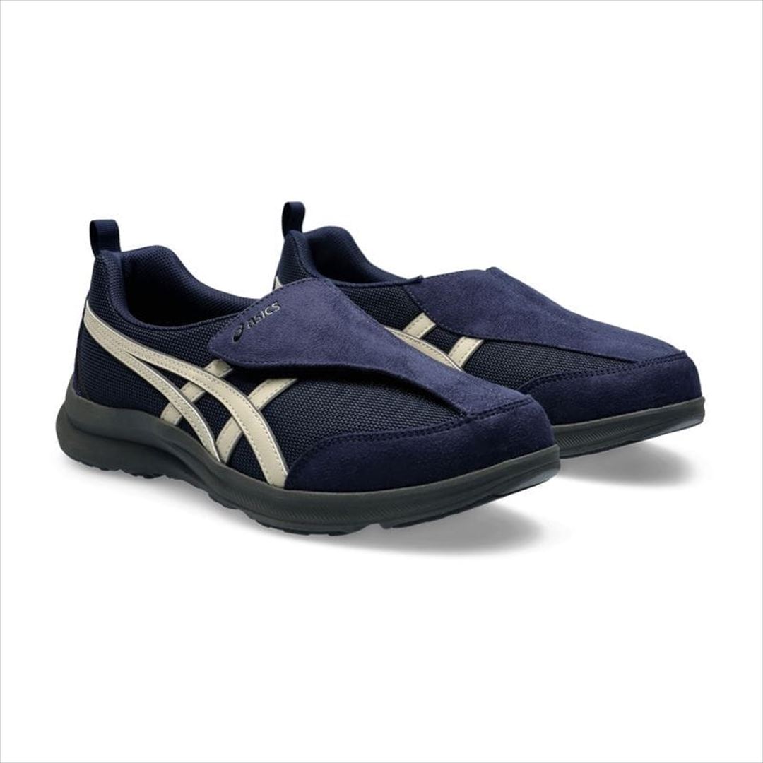 アシックス [asics walking]アシックスウォーキングメンズウォーキングシューズライフウォーカー(1241A010)(400)N.ブルー/O.ホワイト