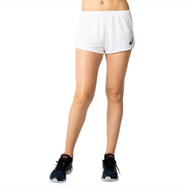 【1点までメール便可】[asics]アシックス レディース陸上アパレルW'S ランニング ショート(2092A088)(100)ホワイト