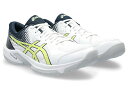 [asics]アシックスハンドボールシューズBEYOND FF (STANDARD)(1073A057)(100)ホワイト/グローイエロー