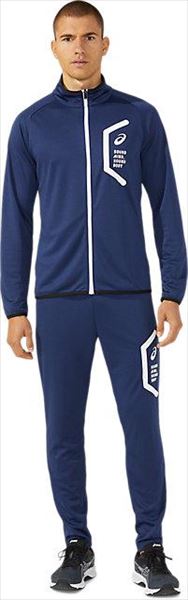 [asics]アシックスTEAM トレーニングスリムジャケット(2031D909)(400)ピーコート