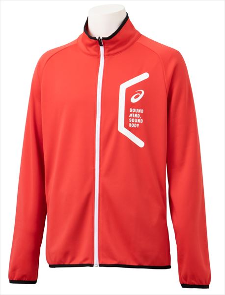 [asics]アシックスTEAM トレーニングスリムジャケット(2031D909)(600)クラシックレッド