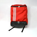 adidas アディダス バックパックボール用デイパック 24L(ADP29BKR)レッド×ブラック