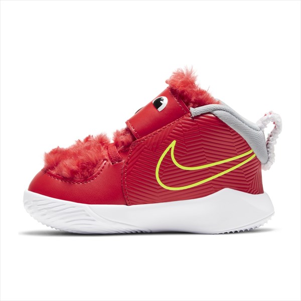 [NIKE]ナイキジュニアバスケットボールシューズナイキ チーム ハッスル D 9 LIL TD(CT4066600)(600)CHILE RED/CHILE RED-WOLF GREY-BLACK