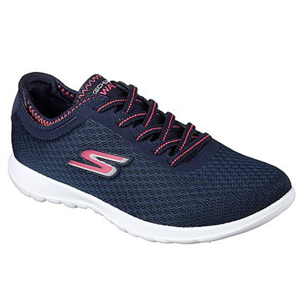 [SKECHERS]スケッチャーズレディースシューズGO WALK LITE - IMPULSE(15350)(NVPK)ネイビー/ピンク