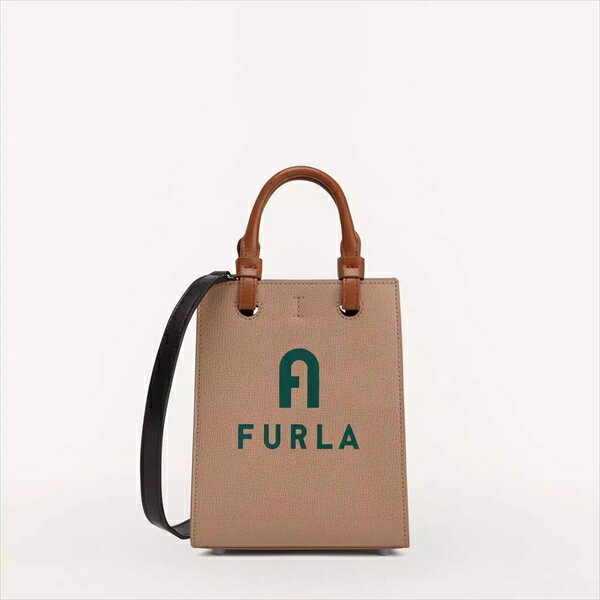 [FULRA]フルラ レディースFURLA VARSITY STYLE トート ミニ(WB00729-BX1230-1057-1652S)GREIGE+JASPER