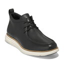 [COLE HAAN]コールハーンメンズシューズオリジナルグランド モック トゥ チャッカ(C38733)ブラック/CH ナチュラル/アイボリー WR