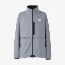 [HELLY HANSEN]ヘリーハンセンメンズ レディースウェアHHアングラーソフトシェルフルジップジャケット(HH12363)(Z)グレー