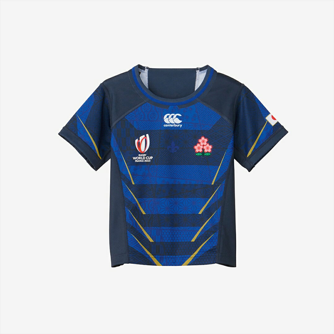 [canterbury]カンタベリーラグビー日本代表ジャパン RWC2023キッズレプリカオルタネイトジャージー(RGJ33983WC)(29)ネイビー