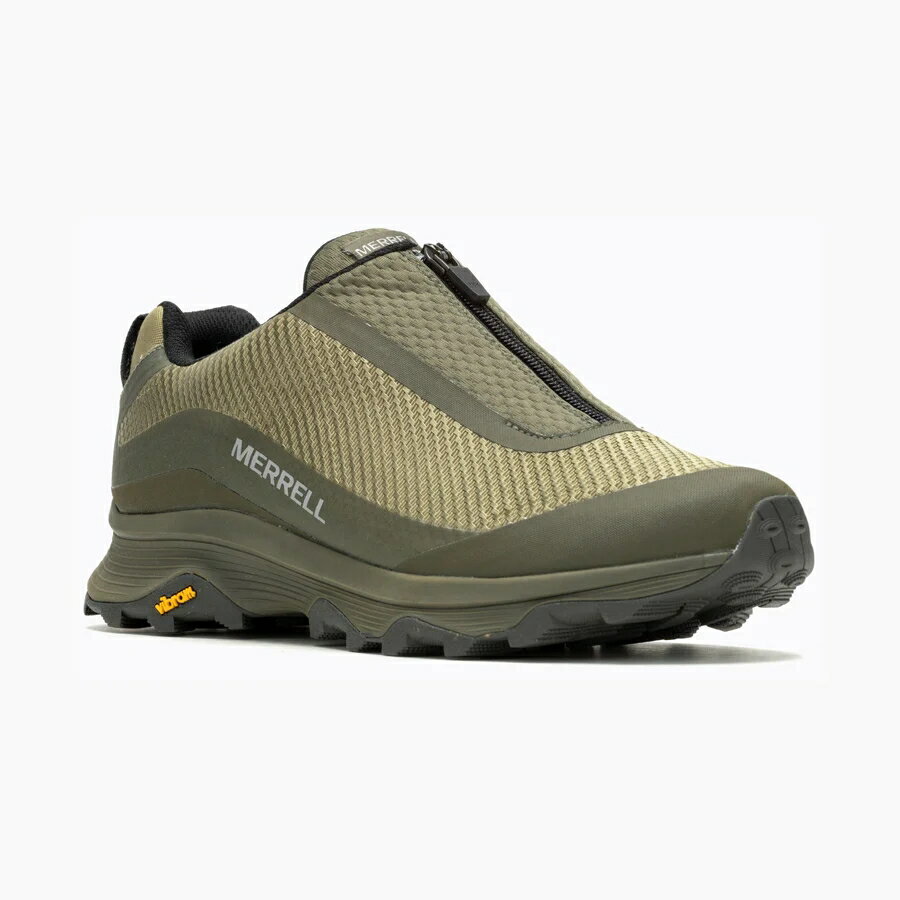 [MERRELL]メレルメンズ トレイルランニングシューズMOAB SPEED STORM MOC GORE-TEX R 067563 ハーブ