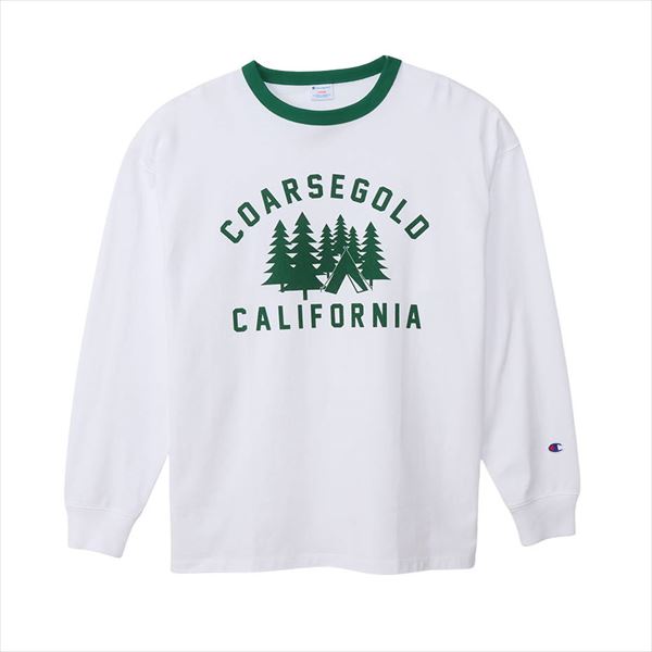 [Champion]チャンピオンロングスリーブTシャツ(C3-X404)(010)ホワイト