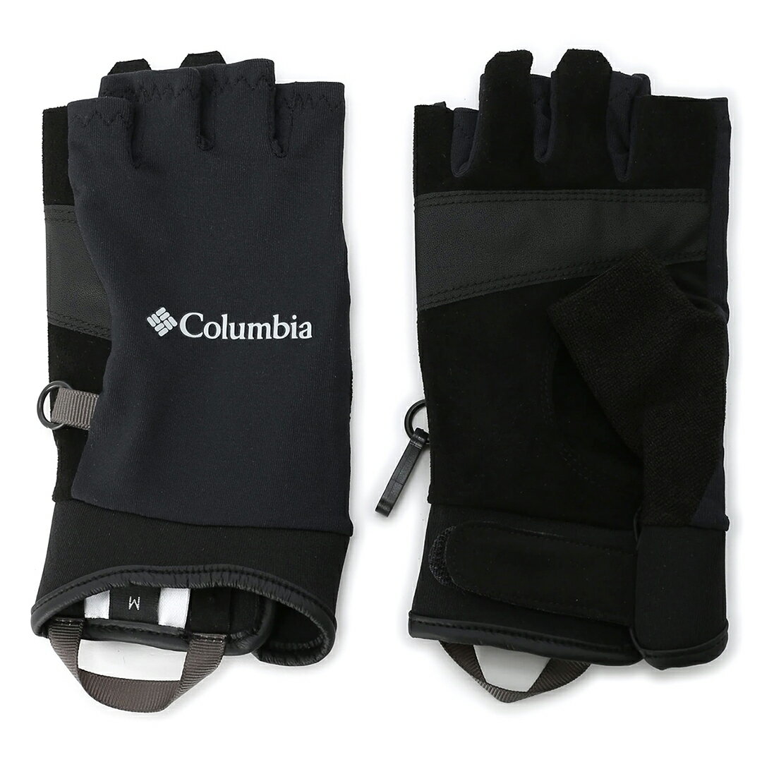 【1点までメール便可】[Columbia]コロンビアダイアモンドカードフィンガーレスグローブ(PU3082)(010)Black