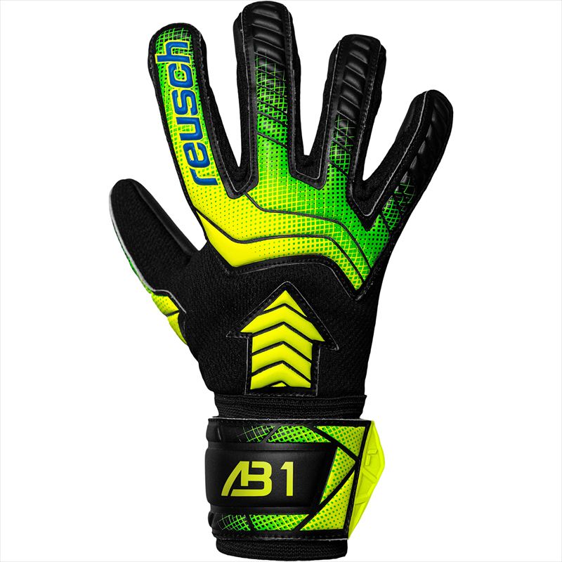 [reusch]ロイシュジュニアキーパーグローブアトラクト AB1 シルバー ジュニア(5562263)(7052)ブラック/..