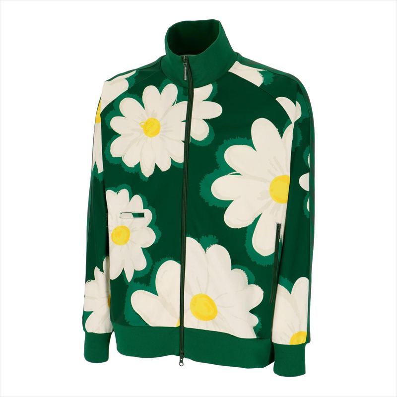 [hummel]ヒュンメルPLAY メンズトラックジャケット(HAT2133)(50P)グリーンプリントのサムネイル