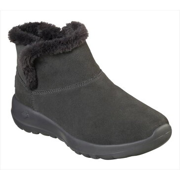 [在庫処分品につき返品交換不可][SKECHERS]スケッチャーズレディースブーツON-THE-GO JOY - BUNDLE UP(15501)(CHAR)チャコール