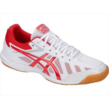 [asics]アシックス男女兼用 卓球シューズアタック ハイパービート SP 3(1073A004)(101)ホワイト/クラシックレッド