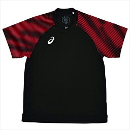 【1点までメール便可】[asics]アシックスジュニア卓球ゲームシャツ(XK1065)(90)ブラック