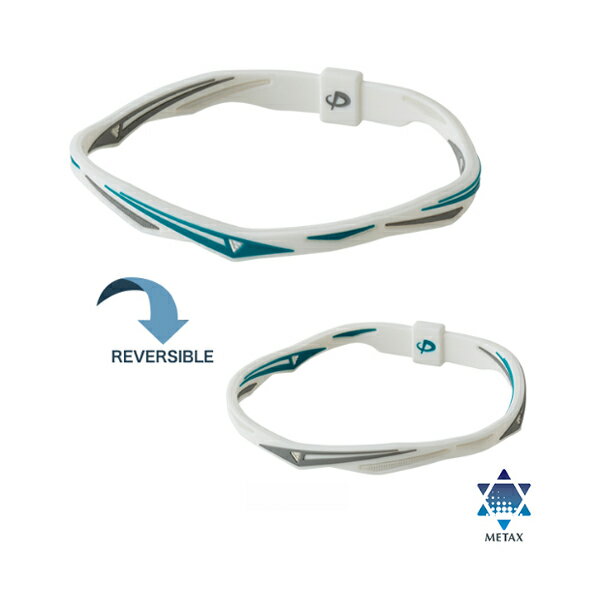 【2点までメール便可】[Phiten]ファイテンRAKUWAアンクレットEXTREME ツイストホワイト 23cm