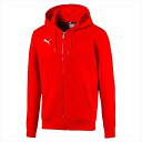 プーマteamGOAL23 Casuals Hooded Jacket(656972)(01)プーマ レッド/プーマ ブラック