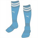 [puma]プーマLined Jr Stocking(729882)(13)サックス/ホワイト