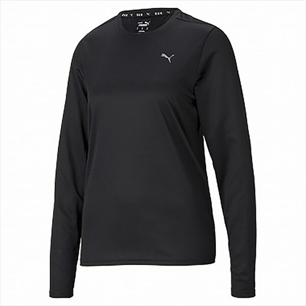 [PUMA]プーマ レディースランニング長袖Tシャツ(520626)(01)プーマ ブラック