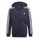 [adidas]アディダスYB ESS 3ストライプス トラックトップ(BG156)(GQ8902)レジェンドインク/ホワイト