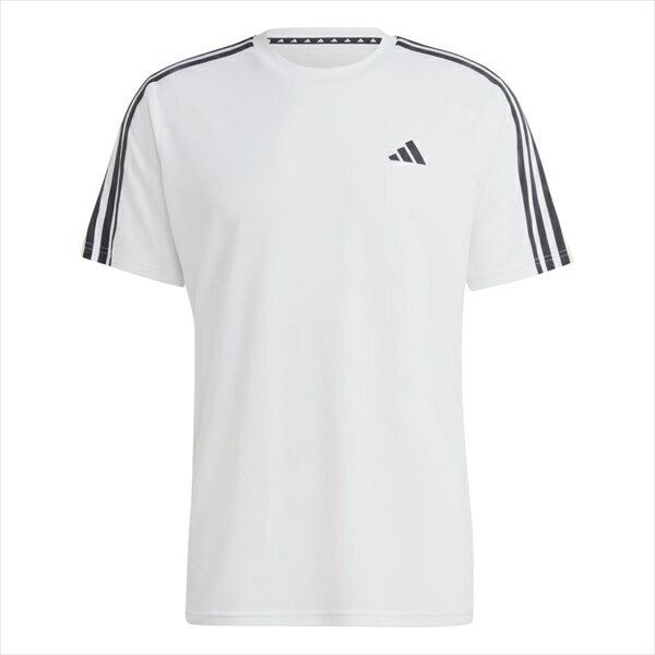 [adidas]アディダスM TR-ES BASE 3S Tシャツ(BXH41)(IB8151)ホワイト/ブラック