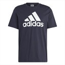 [adidas]アディダスM ESS BL SJ Tシャツ(ECQ96)(IC9348)レジェンドインク/ホワイト